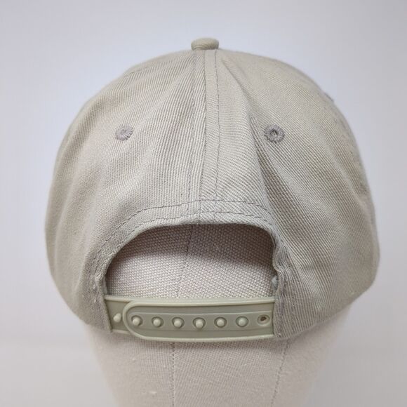 Coors Light Snapback Hat Tan One Size Adjustable Embroidered Logo Masters - Picture 5 of 8